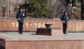 «Вечный огонь» на мемориальном комплексе «Памятник славы».