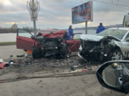 Столкнулись три авто.