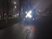 Расчистка тротуара.