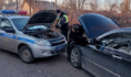 Госавтоинспекторы помогли водителю.
