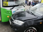 ДТП на улице Новосибирской.