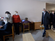 Александр Гусев посетил пункт временного размещения в Воронеже.