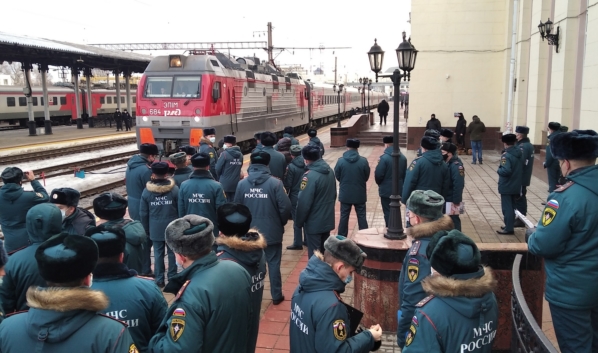 Поезд прибыл в Воронеж.