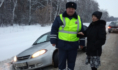 Полицейские помогли автомобилистке.
