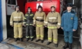 Пожарные спасли рыбака.