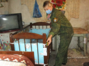 В таких условиях жили дети.