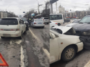 В аварии пострадали два человека.