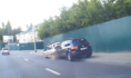 Судья за рулем авто протаранила легковушку.