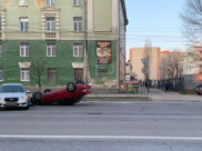 В аварии пострадал водитель.
