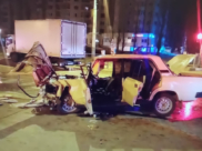 В аварии пострадали три человека.