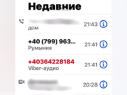 Номер, с которого поступил один из подозрительных звонков.