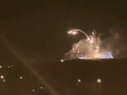 После удара произошли взрывы.