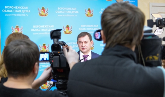 Владимир Нетёсов после отчета губернатора.
