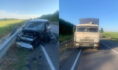 В аварии пострадали три человека.