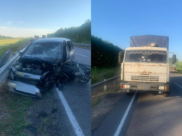 В аварии пострадали три человека.