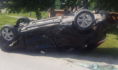 В аварии пострадали водитель и пассажиры этого авто.