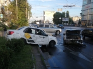 Место аварии в Воронеже.