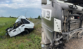 В аварии погиб водитель легковушки.