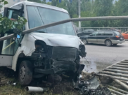 Маршрутка попала в ДТП.