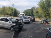 Столкновение на улице Острогожской.