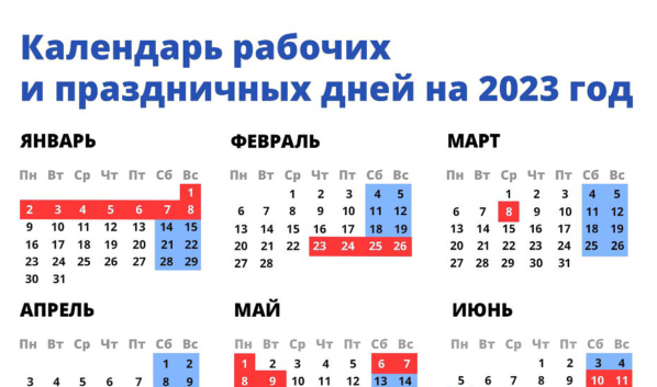 Как будем отдыхать в России в 2023 году: Новогодние каникулы — с 31 декабря  по 8 января