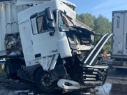 Водитель DAF с травмами попал в больницу.