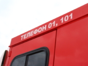С огнем боролись два пожарных отделения.