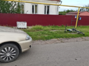Иномарка сбила велосипедиста.
