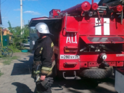 Пожарная машина.