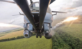 Боевая работа Ми-35.