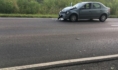 Легковушка после ДТП.