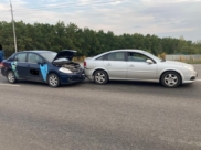 В аварии пострадал один человек.