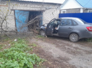 Легковушка вылетела в кювет.