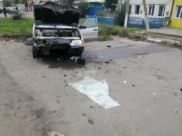 Легковушка после ДТП.