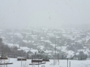 Снегопад в Воронеже.