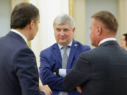 Неформальное общение с коллегами-губернаторами.