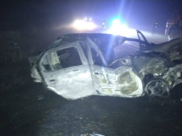 В аварии пострадали три человека.