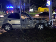 В аварии пострадали три человека.