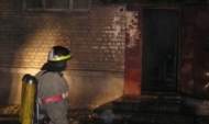 Пожар в Воронеже.