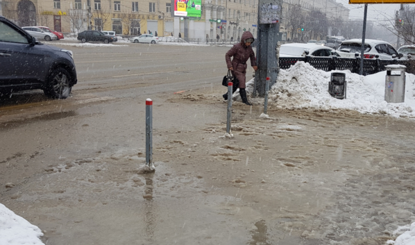 Снег с дождем ожидается в Воронеже.