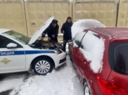 Иномарку помогли завести.