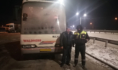 Автобус поломался.
