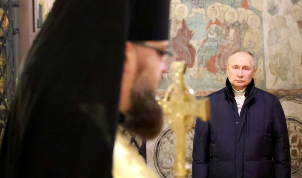 Владимир Путин встретил Рождество Христово.