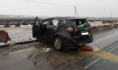 Водитель пострадал в этой аварии.