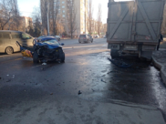 Авария с грузовиком.