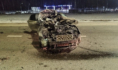 Такие повреждения получила Kia.