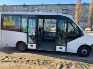 Женщина упала в маршрутке.