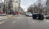 Авария на улице Кольцовской.
