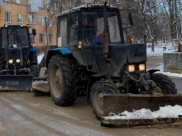 Расчистка Воронежа от снега.