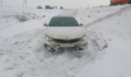 KIA вылетела с трассы.